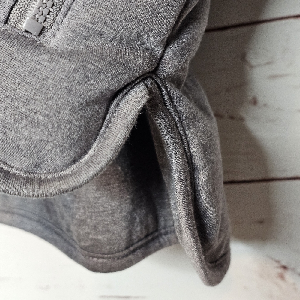 Three Dots Gray Quilted Jacket - image 4